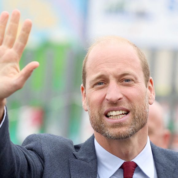Le prince William, prince de Galles, visite l'école primaire communautaire de Swiss Valley à Llanelli, le 10 septembre 2024. © ALPHA AGENCY / BESTIMAGE