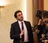 Puis, c'est une image de son compagnon Harold Hauzy qui s'est affiché. Elle a tout de suite déclaré un tendre "merci". Thierry Ardisson - également invité - a alors coupé
Harold Hauzy, conseiller en communication de Manuel Valls - Manuel Valls, candidat à la primaire des socialistes pour les élections présidentielles, présente les grandes orientations de son projet lors d'une conférence à la Maison de la Chimie à Paris, le 3 janvier 2017. © Cyril Moreau/Bestimage