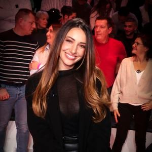 Exclusif - Delphine Wespiser, sur le plateau de TBT9 présenté par C.Hanouna, et diffusé en direct sur W9, Paris, France, le 29 janvier 2026. © Jack Tribeca / Bestimage