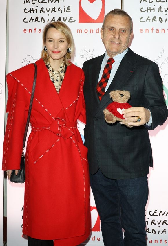 Jean-Charles de Castelbajac et sa femme Pauline de Drouas - Soirée "Les talents du coeur" au profit de l'association Mécénat Chirurgie Cardiaque à la salle Gaveau à Paris le 4 mars 2024. © Coadic Guirec/Bestimage