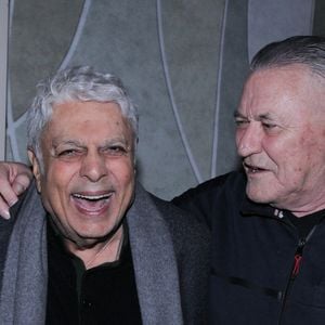 Enrico Macias, Jean-Marie Bigard au restaurant Paparazzi à Paris le 2 février 2026.
Photo par Philippe Baldini / Bestimage