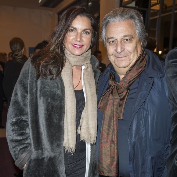 Christian Clavier et sa femme Isabelle de Araujo au spectacle "Peau d'âne" lors de la réouverture du théâtre Marigny à Paris le 22 novembre 2018. © Olivier Borde - Cyril Moreau / Bestimage