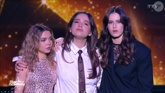 Lily, Melissa et Jeanne...Un nouvel élève quitte la Star Academy - capture d'écran TF1
