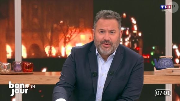 C'est la journaliste qui partage l'information sur son compte Instagram.

Incident en plein direct pour Bruce Toussaint dans "Bonjour !", sur TF1 mercredi 24 septembre 2025.