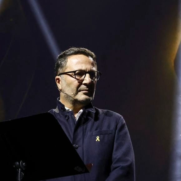 Arthur (Jacques Essebag), à la soirée hommage "7 octobre - 2 ans après" en mémoire des victimes du 7 octobre et en soutien aux otages du Hamas à la salle Pleyel à Paris le 5 octobre 2025.

© Jack Tribeca / Bestimage