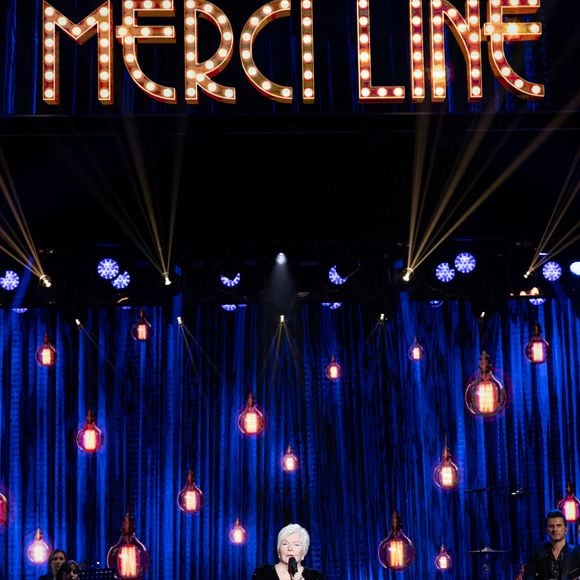 Exclusif - Line Renaud - Enregistrement de l'émission "Sidaction, ensemble contre le Sida - Merci Line" au Paradis Latin à Paris, qui sera diffusée le 27 mars sur France 2. Le 1er mars 2021. 
© C.Guirec-C.Moreau / Bestimage