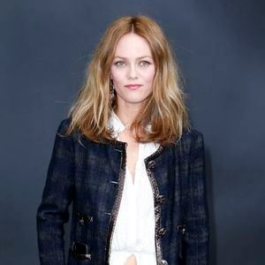 Vanessa Paradis - Photocall du defile de mode Chanel pret-a-porter Automne-Hiver 2013/2014 au Grand Palais a Paris. Le 5 mars 2013