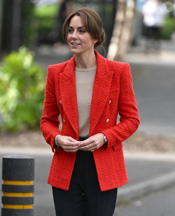 Catherine (Kate) Middleton, princesse de Galles se rend au centre éducatif Orchards de Milton Regis à Sittingbourne le 27 septembre 2023. Backgrid UK/ Bestimage