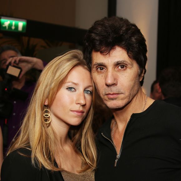 Exclusif - Jean-Luc Lahaye et Paola lors de la soirée de lancement de "Cosmo Connected", le premier feu de freinage connecté pour moto, scooter ou vélo au Café de l'Homme à Paris le 25 Janvier 2018.
© Guignebourg-Vereen/Bestimage