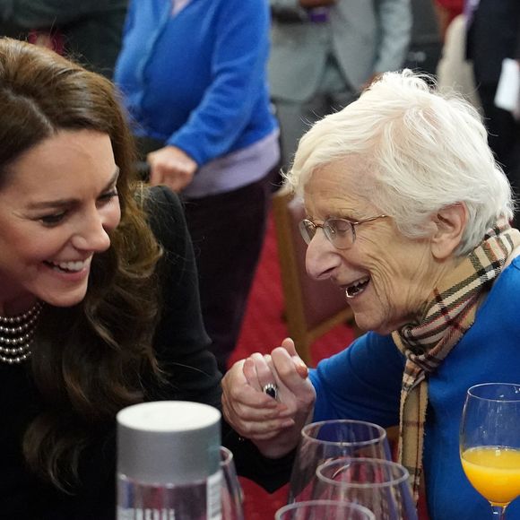Le prince William, prince de Galles, et Catherine (Kate) Middleton, princesse de Galles, assistent à une cérémonie de commémoration des 80 ans de la libération du camp de concentration d'Auschwitz-Birkenau au Guildhall à Londres, le 26 janvier 2025.