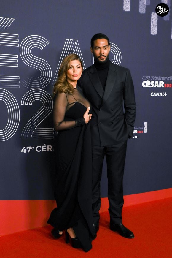 Nawell Madani et son compagnon Djebril Zonga lors de la 47ème édition de la cérémonie des César à l'Olympia à Paris, le 25 février 2022.

© Borde-Jacovides/Bestimage