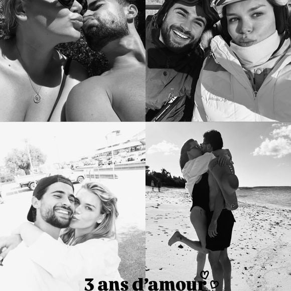 En story, la fille cadette de Stéphanie de Monaco a publié une série de photos romantiques, retraçant les plus beaux moments de sa relation...

Story Instagram de Camille Gottlieb du vendredi 10 octobre 2025, à l'occasion de ses 3 ans d'amour avec son conjoint.