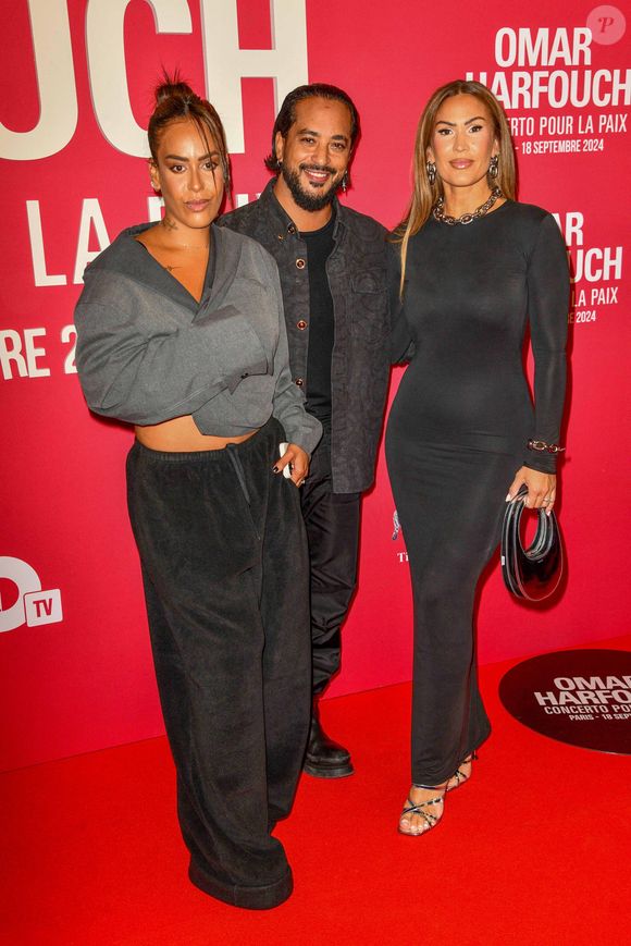 Amel Bent, Slimane, Vitaa assistent à un photocall pour le Concerto For Peace d'Omar Harfouch au Théâtre des Champs-Elysées le 18 septembre 2024 à Paris, France. Photo par Shootpix/ABACAPRESS.COM