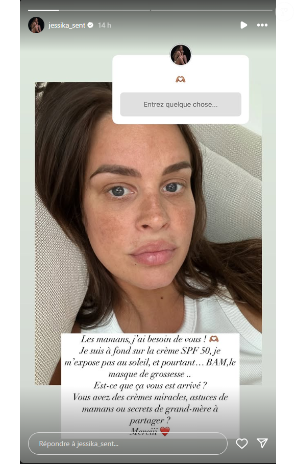 Et elle fait face à une grossesse difficile
Jessika, la compagne de Jordan Mouillerac, parle de son nouveau souci de grossesse en story Instagram, le 4 mai 2025