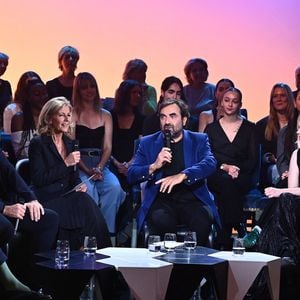 Exclusif - Patrick Bruel, Claire Chazal, André Manoukian, Zaho de Sagazan et Dany Brillant - Enregistrement de l'émission "Le Grand Echiquier : Spéciale Charles Aznavour" à l'Opéra royal de Versailles, présentée par C.Chazal et A.Manoukian, et diffusée sur France 2 le 29 mai 2025. © Guillaume Gaffiot/Bestimage