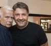 Les deux acteurs ont d'ailleurs pris la pose ensemble dans les coulisses du festival

Exclusif - Franck Dubosc, Philippe Lellouche - P.Lellouche a joué son spectacle "Stand Alone" au théâtre de Verdure du 41ème Festival de Ramatuelle, le 8 août 2025.
© Cyril Bruneau / Bestimage