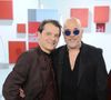 Exclusif - Pascal Obispo et Bénabar lors de l'enregistrement de l'émission "Vivement dimanche" au studio Rive Gauche. 

Photo : Guillaume Gaffiot / Bestimage