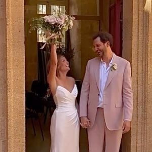 Exclusif - Prix spécial - No Web - Mariage d'Eric Antoine et Gennifer Demey à Aix-en-Provence le 30 août 2025.