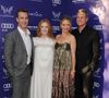 "Nos rires ensemble aux fêtes de Noël vont nous manquer", a-t-elle écrit. 
James Van Der Beek, Kimberly Brook, Rebecca Gayheart-Dane et Eric Dane - Cérémonie Chrysalis Butterfly Ball à Los Angeles le 7 juin 2014. JLPPA / Bestimage
