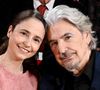 Il se ressource auprès de son épouse Luana.

Exclusif - Serge Lama et son épouse Luana Santonino - Enregistrement de l'émission "Vivement dimanche" au studio Gabriel à Paris le 23 janvier 2024, diffusée le 11 février 2024 sur France 3.
© Guillaume Gaffiot / Bestimage