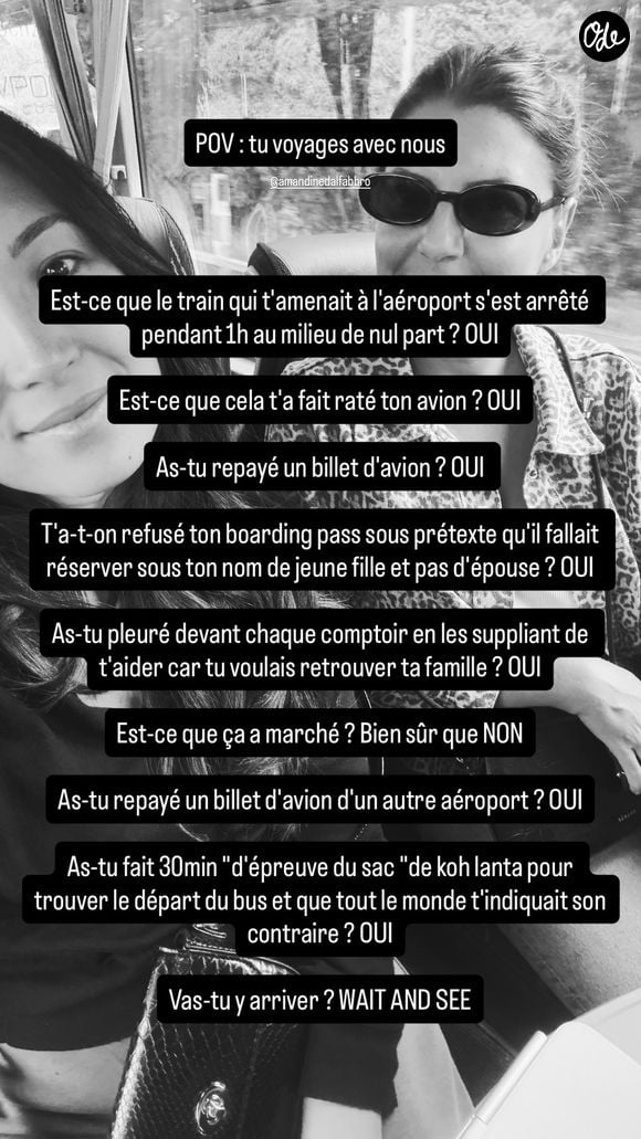 Sur Instagram, elle a également indiqué avoir repayé un billet pour rien puisqu'elle a réservé avec son nom d'épouse au lieu de son nom de jeune fille. Ses pleurs auprès du personnel au sol n'ont rien changé

Le voyage retour de Londres de Marie Ducruet ne s'est pas passé comme prévu