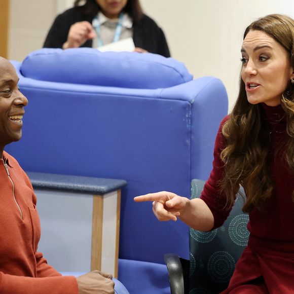 Catherine (Kate) Middleton, princesse de Galles à l'hôpital Royal Marsden, où elle a reçu son traitement contre le cancer, à Londres, Royaume-Uni, le 14 janvier 2025. © Chris Jackson/WPA-Pool/Bestimage