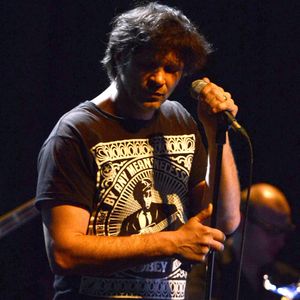 Bertrand Cantat - Les 29 et 30 mars au 104, à Paris, plusieurs artistes ont rendu un nouvel hommage à Alain Bashung avec le spectacle "Dernieres nouvelles de Frau Major". 
©Agence / Bestimage