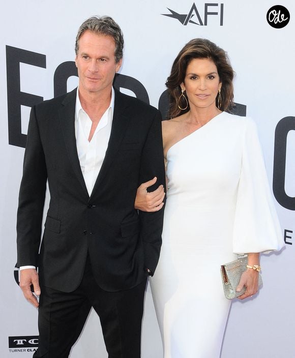 Rande Gerber et Cindy Crawford lors du 46e gala de remise du prix AFI Life Achievement Award en l'honneur de George Clooney, qui s'est tenu au Dolby Theatre le 7 juin 2018 à Los Angeles, Californie, États-Unis. Photo de Sara de Boer/Startraks/ABACAPRESS.COM