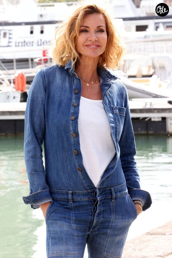 Ingrid Chauvin de "Demain nous appartient" au Festival de la Fiction de La Rochelle, le 18 septembre 2021.

© Jean-Marc Lhomer / Bestimage