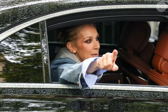 France - Céline Dion s'immortalise aux côtés de ses fans à Paris.