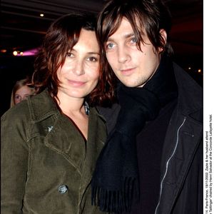 Zazie et Fabien Cahen assistent au 36ème Prix Culinaire International Pierre Taittinger présidé par Henri Salvador à l'hôtel Concorde Lafayette. Paris-France, 19 novembre 2002. Crédit Giancarlo Gorassini/Abaca