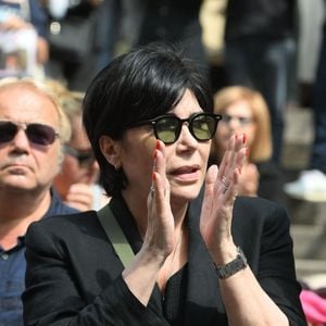 Elle a également pensé à Maurane, une autre amie chère disparue.
Liane Foly - Obsèques de la chanteuse et pianiste française Marie-Paule Belle, en l'église Saint-Roch à Paris le 3 aout 2026. Elle est décédée d'un cancer du sein à l'âge de 80 ans, le 25 juillet 2026, à Neuilly-sur-Seine.
Agence / Bestimage