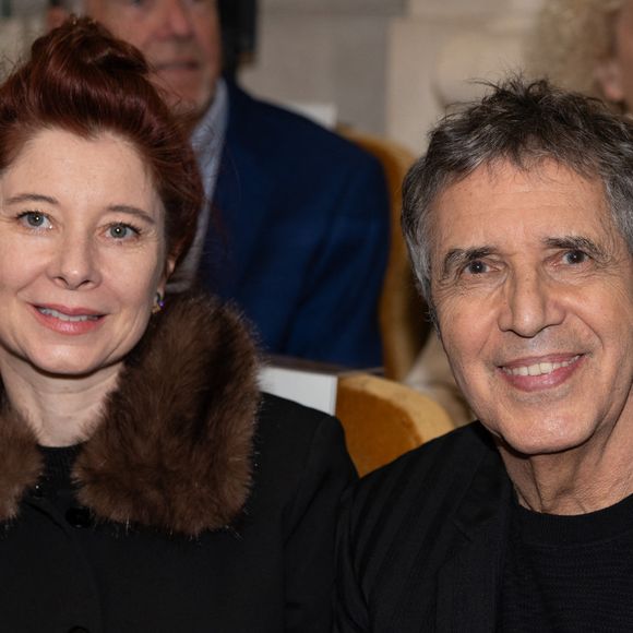 Julien Clerc et sa femme Hélène Grémillon - Le chef français multi étoile, Guy Savoy, vient d'être officiellement installé comme membre de l'Académie des Beaux-Arts. Une cérémonie qui s'est déroulée sous la coupole de l'Institut de France, à Paris, France, le 20 mai 2026. C'est la première fois qu'un chef intègre la prestigieuse institution. © Julien Sarkissian/Bestimage
