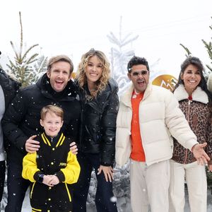 Vingt-deux ans de collaboration plus tard, Reem Kherici et Philippe Lacheau prouvent qu'il est possible de transformer une histoire d'amour en une amitié indestructible.
Philippe Lacheau, Corentin Guillot, Elodie Fontan, Jamel Debbouze, Reem Kherici au photocall du film "Marsupilami" lors du 29ème Festival International du Film de Comédie de l'Alpe d'Huez, France, le 22 janvier 2026.
© Dominique Jacovides/Bestimage