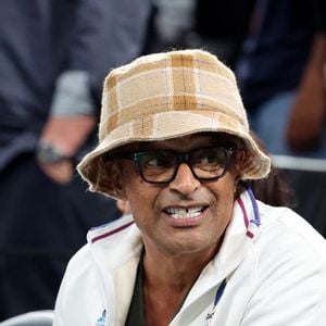 Yannick Noah - Les célébrités en tribunes pendant l'épreuve de basketball de Demi-Finale opposant la France à l'Allemagne lors des Jeux Olympiques de Paris 2024 (JO) à l'Arena Bercy, à Paris, France, le 8 août 2024. © Jacovides-Perusseau/Bestimage