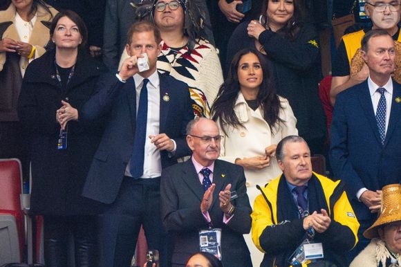 Le prince Harry et Meghan Markle assistent à la cérémonie d'ouverture des "Invictus Games Vancouver Whistler 2025" au Canada le 8 février 2025.