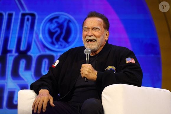 Arnold Schwarzenegger au festival Arnold Sports UK 2026. Le NEC. 28 mars 2026. 
Imago/PsnewZ/Bestimage