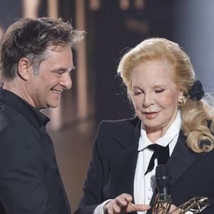 David Hallyday et Sylvie Vartan - Cérémonie de la 40ème édition des Victoires de la Musique à la Seine Musicale à Boulogne-Billancourt, France, le 14 février 2025. © Coadic Guirec/Bestimage