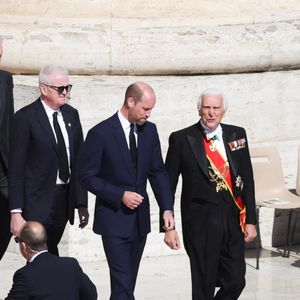 Prince William aux funérailles du pape François le 26 avril 2025.