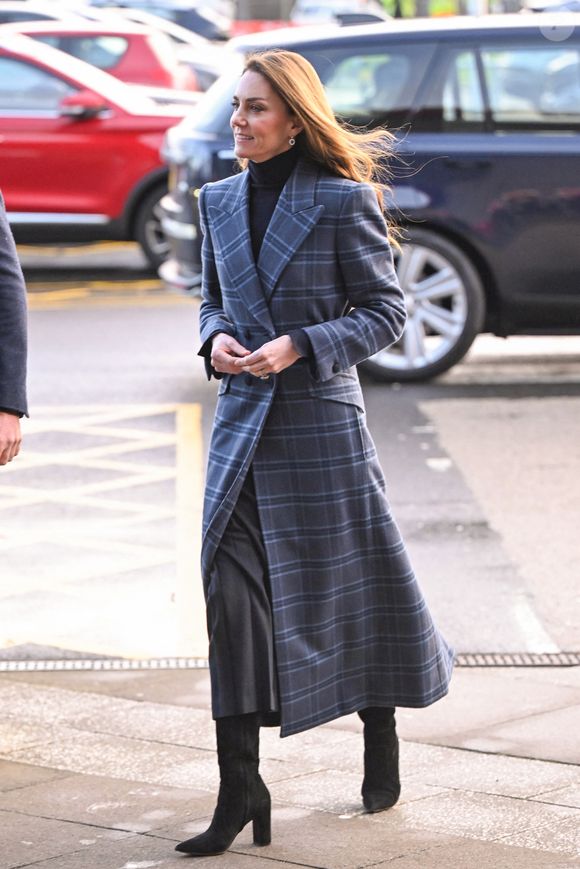 Le prince William, prince de Galles, et Catherine (Kate) Middleton, princesse de Galles, arrivent pour visiter l'Académie nationale de curling à Stirling, Royaume Uni, le 20 janvier 2026. Cover Images via ZUMA Press / Bestimage/Bestimage