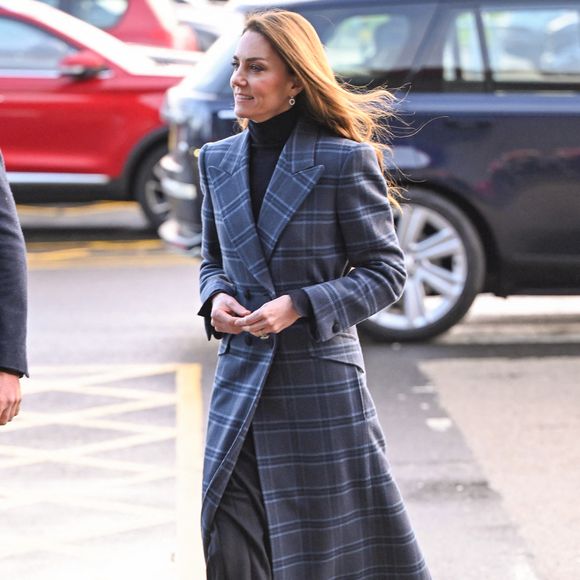 Le prince William, prince de Galles, et Catherine (Kate) Middleton, princesse de Galles, arrivent pour visiter l'Académie nationale de curling à Stirling, Royaume Uni, le 20 janvier 2026. Cover Images via ZUMA Press / Bestimage/Bestimage