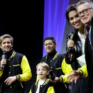 Franck Dubosc devait initialement apparaître dans le film avec un petit rôle.

Philippe Lacheau, Corentin Guillot, Jamel Debbouze, Franck Dubosc - Présentation du film "Marsupilami" lors du 29e Festival International du Film de Comédie de l'Alpe d'Huez le 21 Janvier 2026. © Dominique Jacovides/Bestimage