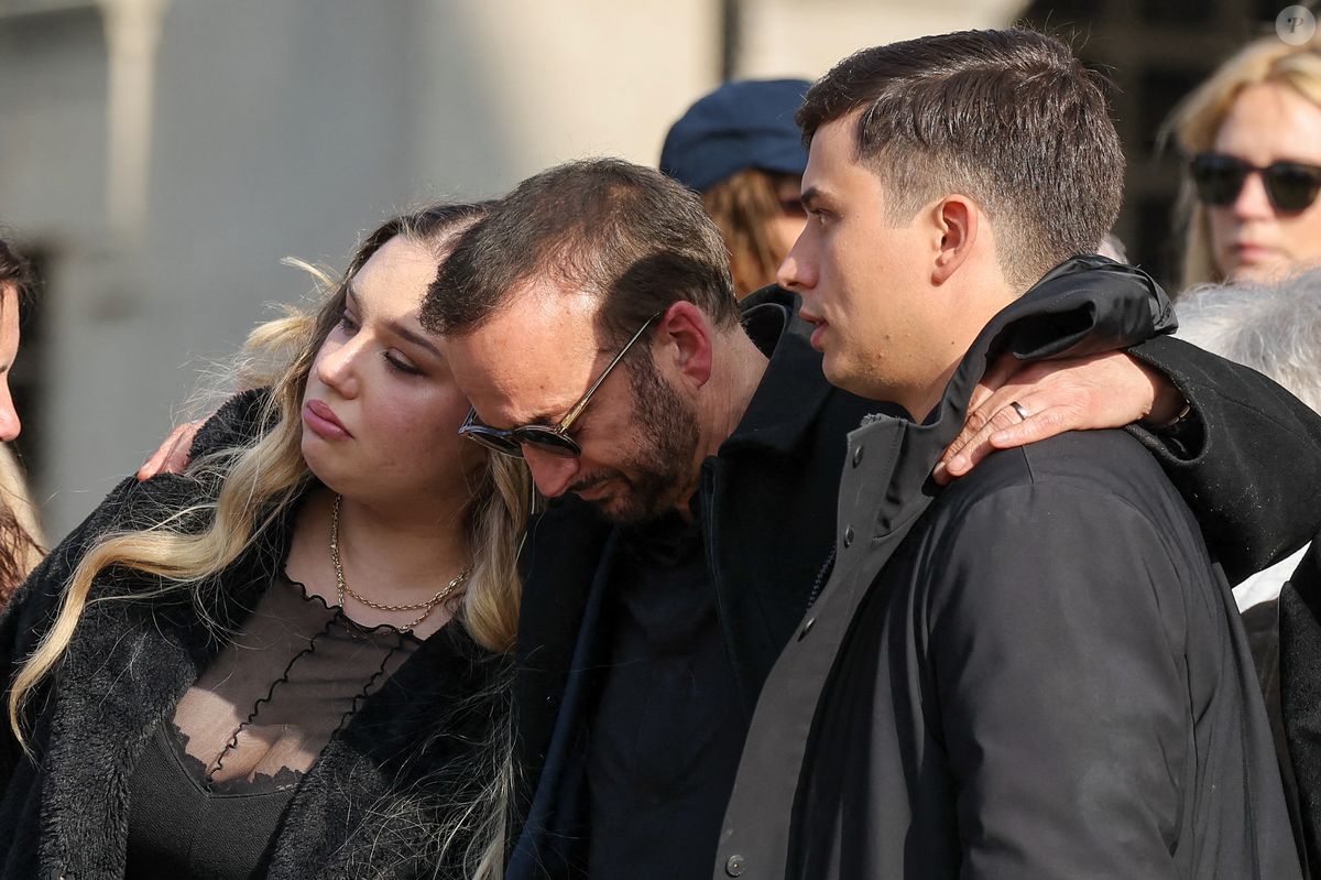 Photo : Milla Savarese, la fille de la défunte, le veuf Michel Ferracci ...