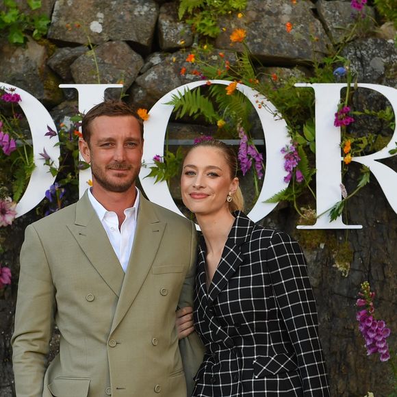 Pierre Casiraghi et sa femme Beatrice Borromeo - Photocall du défilé de mode "Dior Croisière 2025" à Perthshire en Ecosse. Le 3 juin 2024
© Tony Nicoletti / MirrorPix / Bestimage