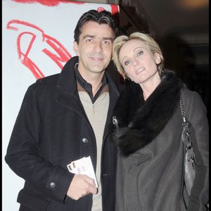 Patricia Kaas et Yannick Alléno au spectacle de Valérie Lemercier au Palace. RINDOFF-GUIREC / BESTIMAGE