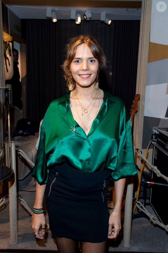 Exclusif - Vanille Clerc - Soirée privée pour le lancement de la collaboration de la marque Nathalie Blanc avec Lorenz Bäumer à Paris le 28 novembre 2019. © Pierre Perusseau/Bestimage