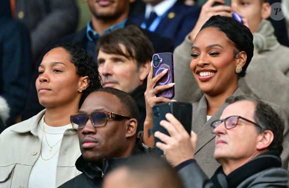 Angélique Angarni-Filopon en tribunes lors du match de football Ligue 1 Uber Eats opposant le Paris Saint-Germain (PSG) à l'OGC Nice (1-0) au Parc des Princes à Paris, France, le 1er novembre 2025. © Christian Liewig/Bestimage