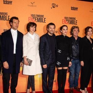 José Garcia, Gilles Lellouche, Laurent Lafitte, Valérie Bonneton, Guillaume Canet, Marion Cotillard, François Cluzet, Clémentine Baert, Pascale Arbillot et Benoit Magimel - Avant-première du film "Nous finirons ensemble" au Gaumont Opéra à Paris le 29 avril 2019. © Pierre Perusseau/Bestimage