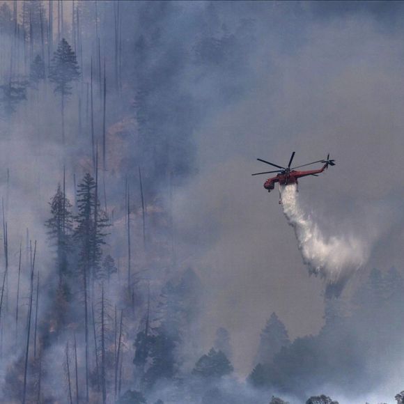 Incendie dans la forêt nationale de Shasta Trinity, Californie, Etats-Unis © Usfs/Planet Pix/Zuma Press/Bestimage