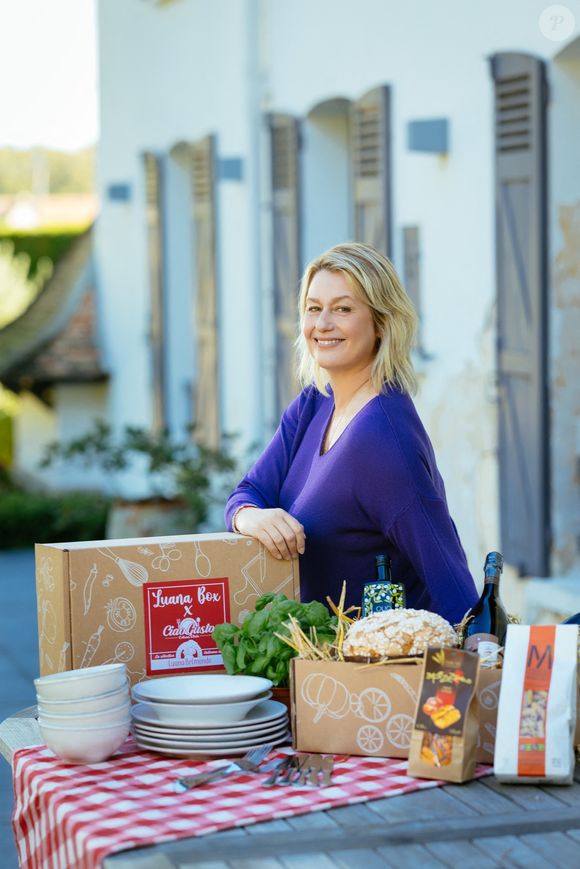 Exclusif - Rendez-vous avec Luana Belmondo pour le lancement de sa box "Luana Box x Ciao Gusto" composée de produits du terroir d'Italie le 23 octobre 2021.

© Benjamin Decoin / Bestimage